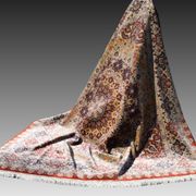 Egyptian Oriental Rug: 2.00 x 2.00 Meters - Pure Silk - Handmade