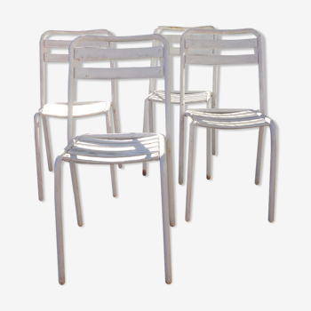 Metal chairs tolix