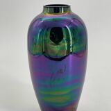 Vintage mercurized ceramic vase