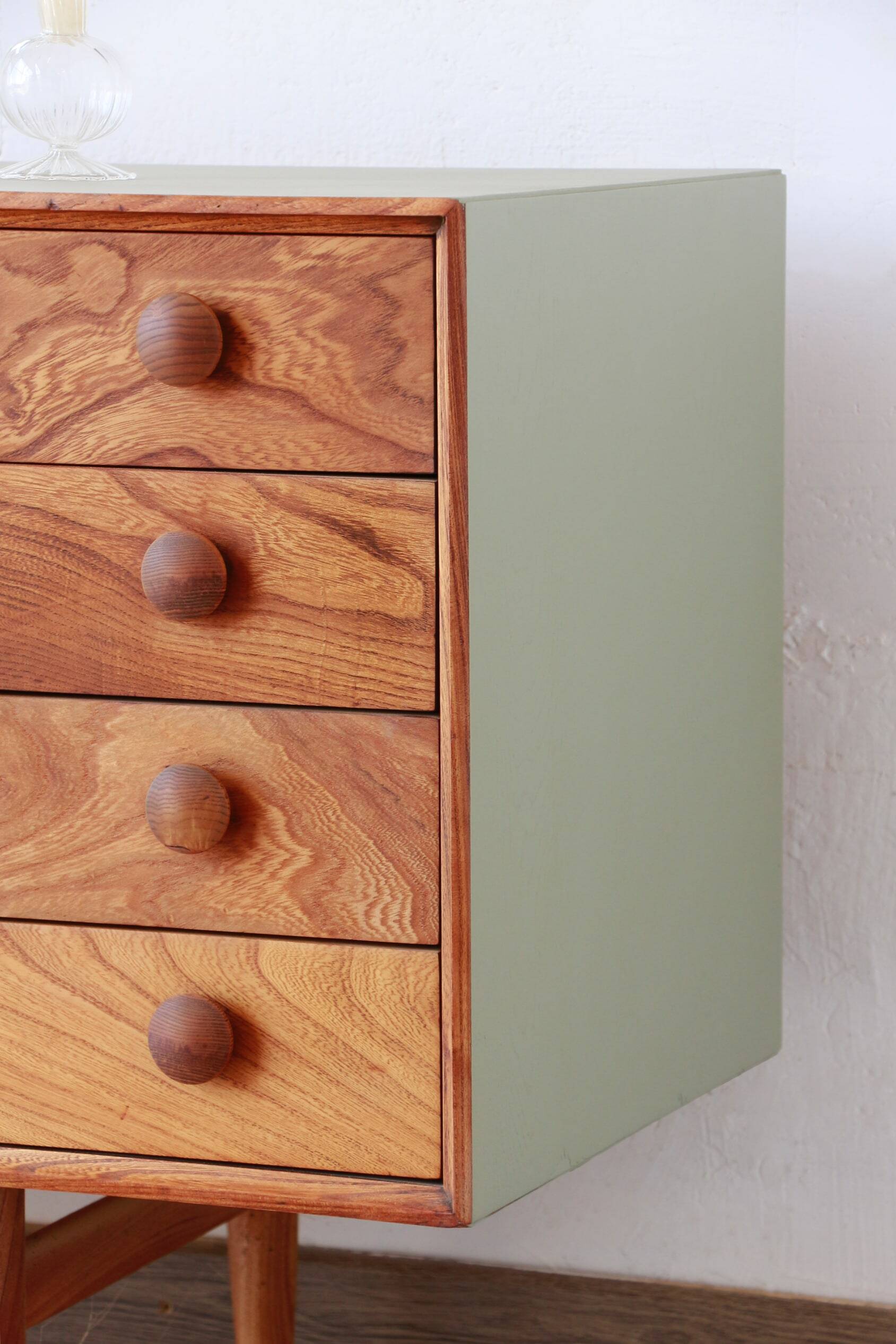 English Sideboard - Solid Elm - 1960
