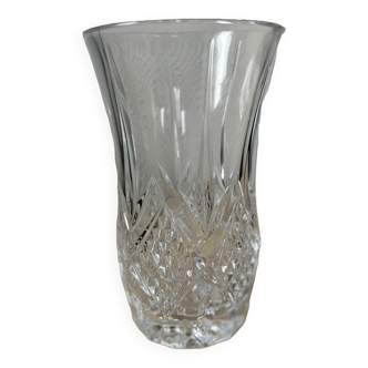 Chiseled crystal vase 1960