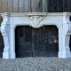 Napoleon III Fireplace In Carrara Marble Circa 1880