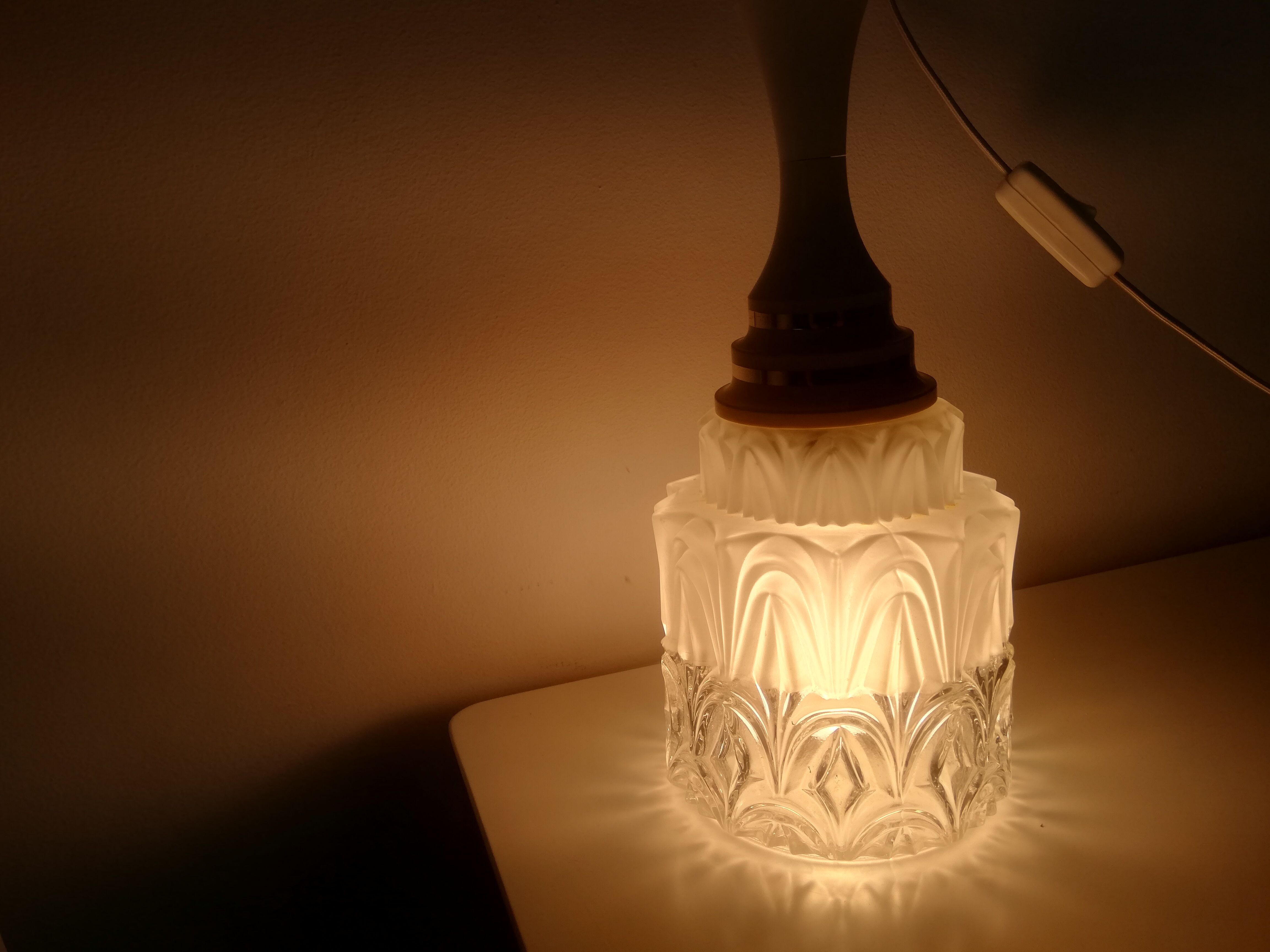 Vintage 1950s  mid century modern ceiling lamp