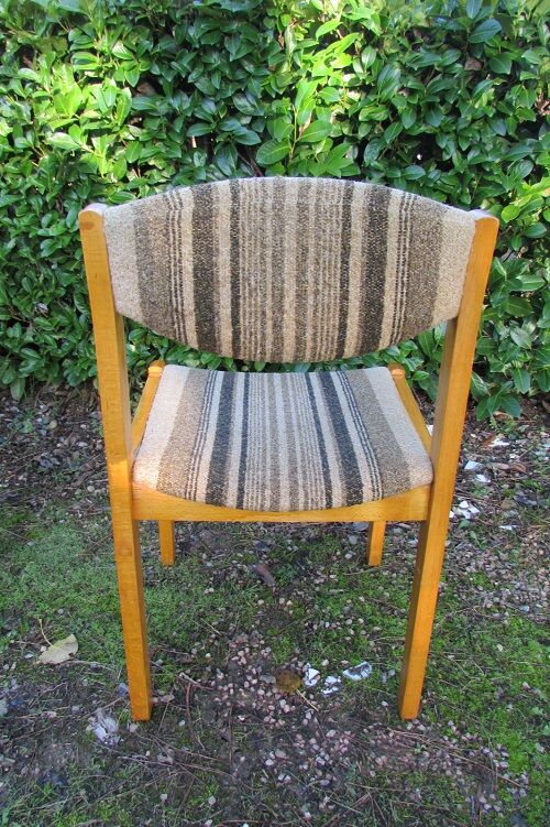 Set of 6 Scandinavian chairs from the 60s