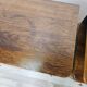 Art Decò bedside tables in walnut and brass, 1940