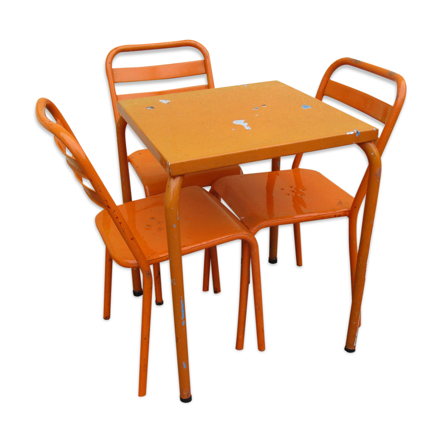 table and Chair tolix Bistro set