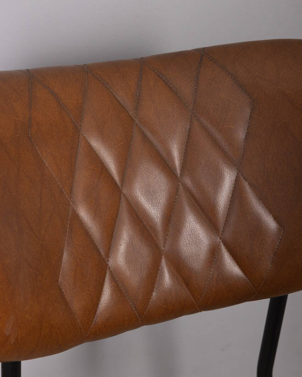 Vintage leather chair by gastone rinaldi for rima, 1950s