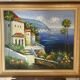 Old Oil Painting Frame Gold Provence Mediterranean Italy