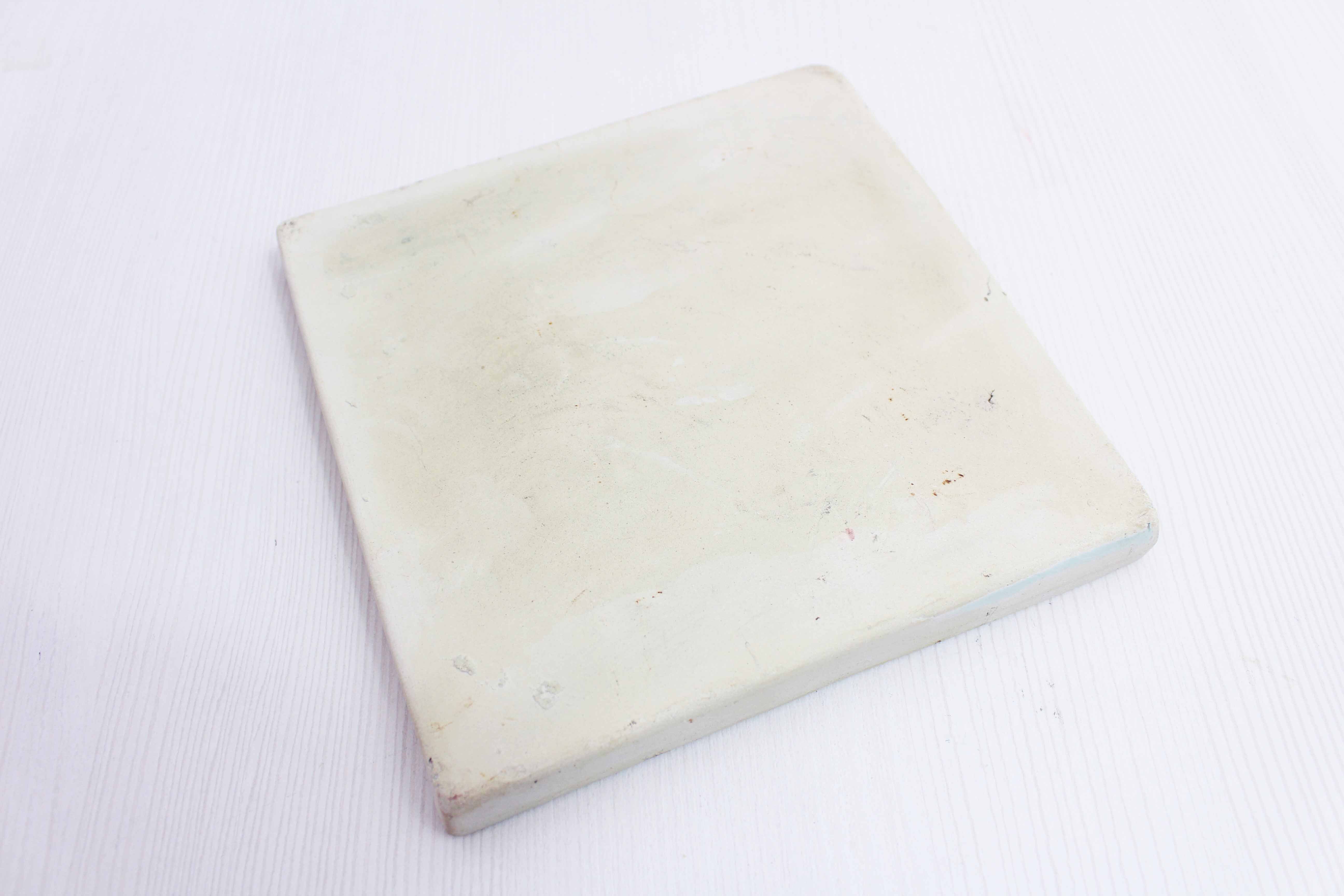 Hand-painted ceramic tile