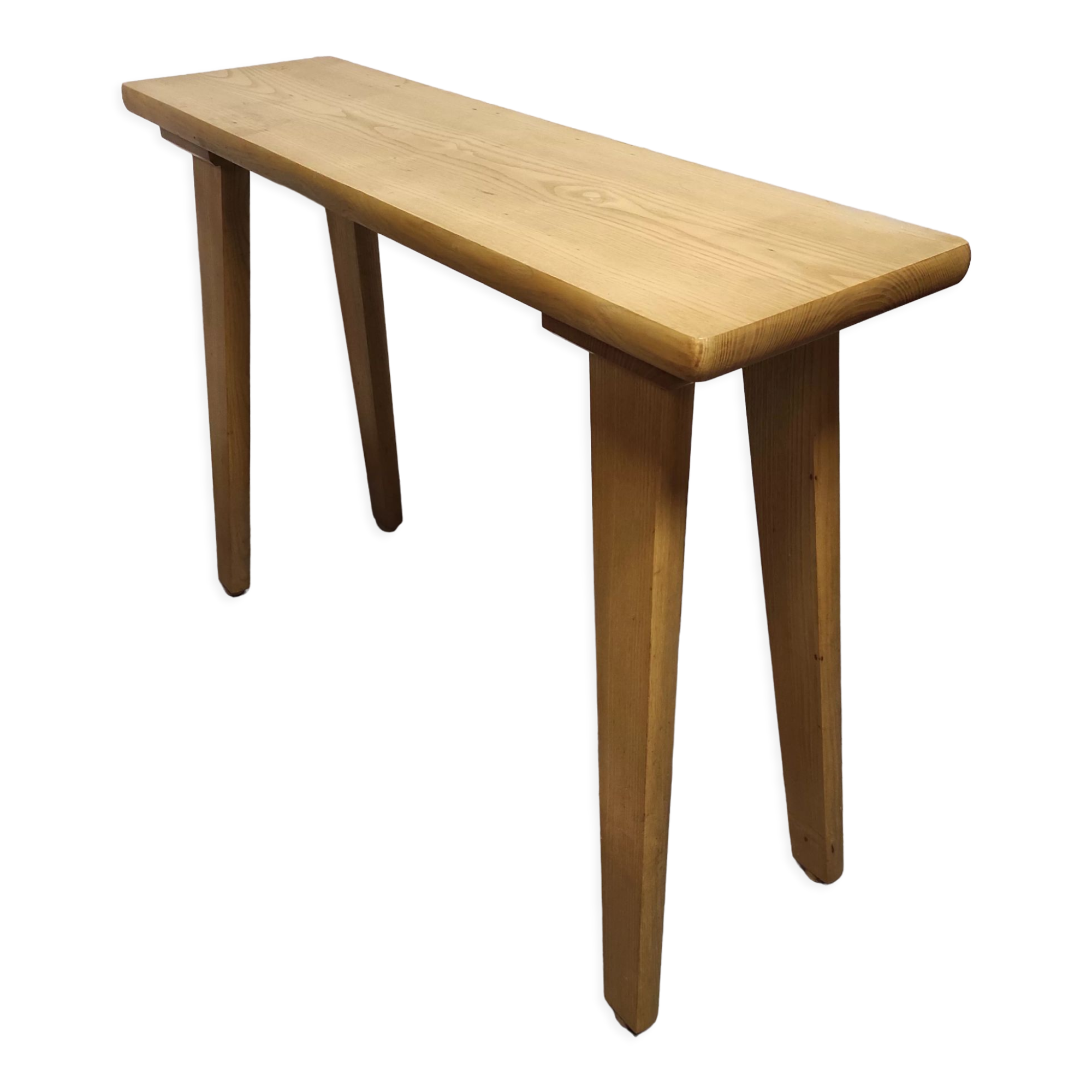 Vintage solid wood console