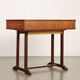 Small vintage table with drawers, teak veneer, 1960s.