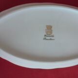 Lot 2 oval serving dishes Porcelaine Chauvigny