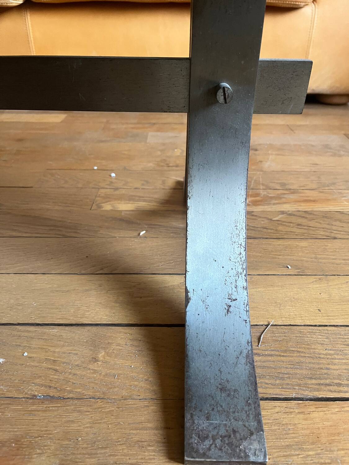 Brutalist coffee table by Marc D'Haenens