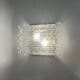 Poliarte glass wall lamp "Vesta", Italy 1970s
