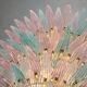 Lustre italien contemporain « Palmetta » en verre de Murano style Spoutnik