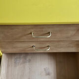 Dresser raw wood & ochre