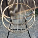Vintage rattan lounge set
