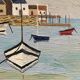 Huile sur toile bord de mer