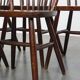 Set of 6 Vintage Wooden Windsor Spindle Chairs