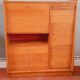 Meuble de bureau vintage année 50 en chêne