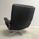 King chair with hocker by Strässle, 1960s