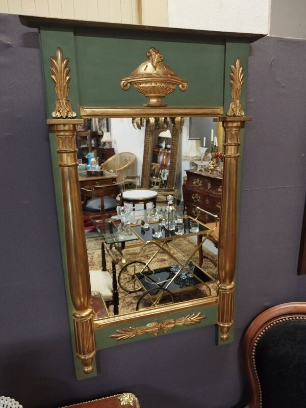 Miroir de style empire à double patine
