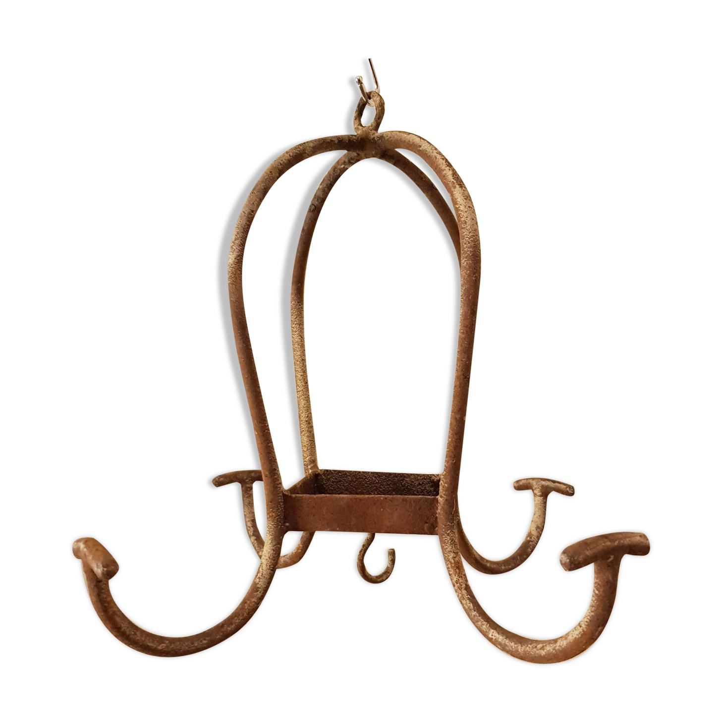 Industrial wrought iron hanger