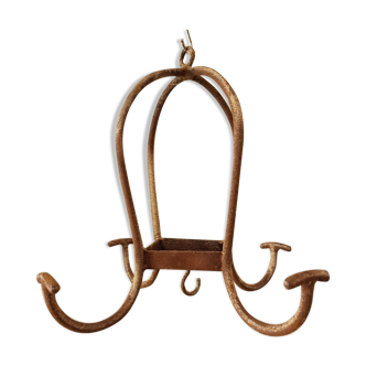 Industrial wrought iron hanger