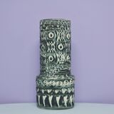 vintage green & beige West Germany vase Spara