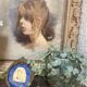 Antique gilded bronze frame