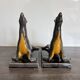 Pair of antique Art Deco bookends