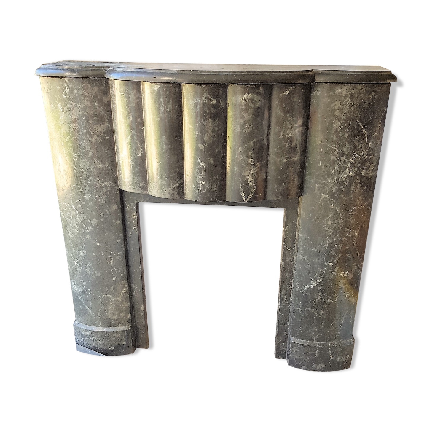 Fireplace marble black