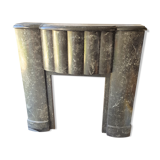 Fireplace marble black