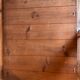 Mirror with golden mercury parquet signed david frame wood and stuck