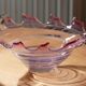 Vintage Rose Murano Mid-Century Decorative Bowl Plate, Italy, 1960s