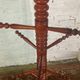 Scandinavian wooden coat rack from the 60s