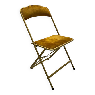 Chaise vintage en velours
