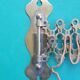 Vintage extendable pantograph wall light