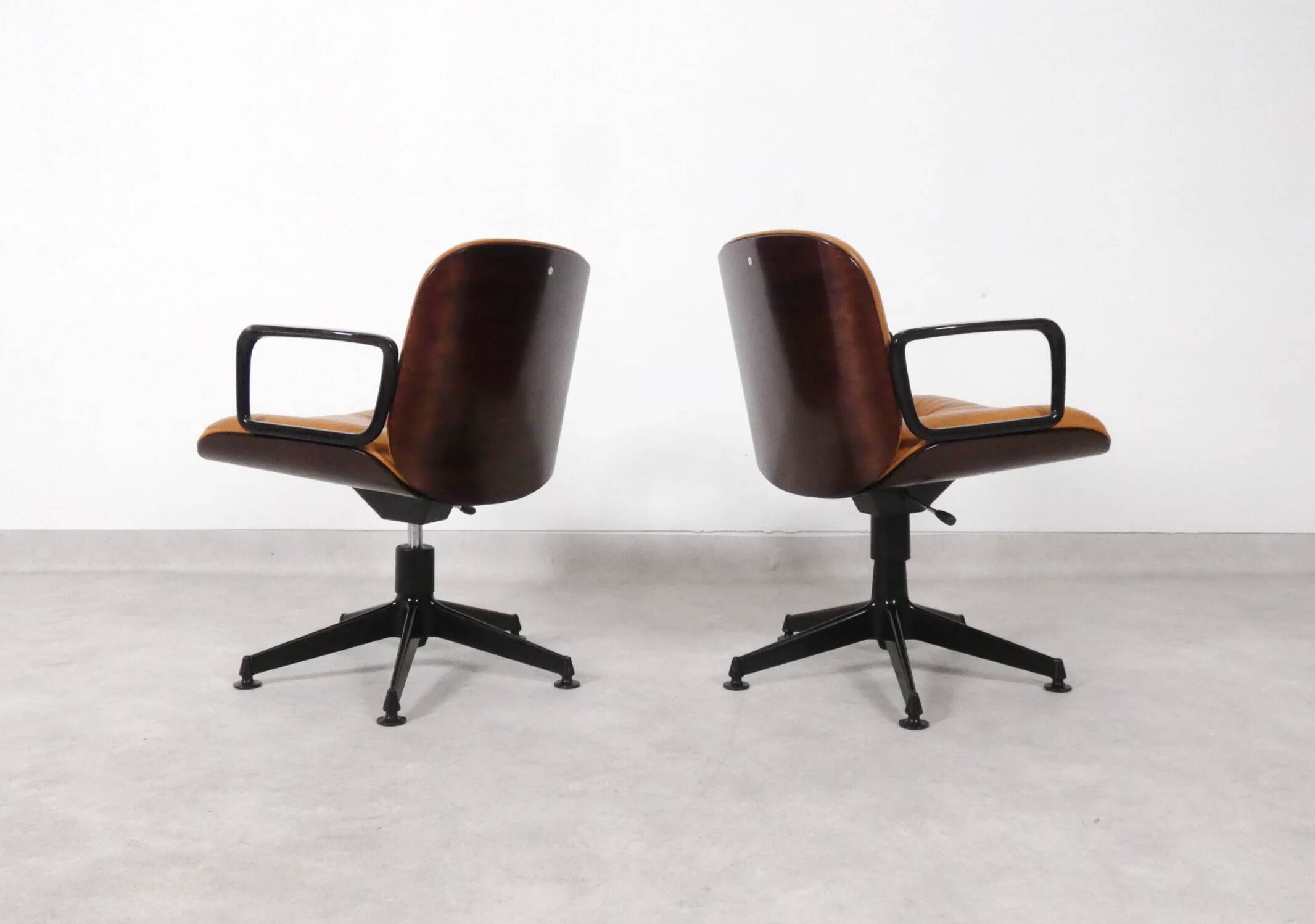 Office chairs by Ennio Fazioli for MIM Roma