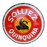 Enamelled plate