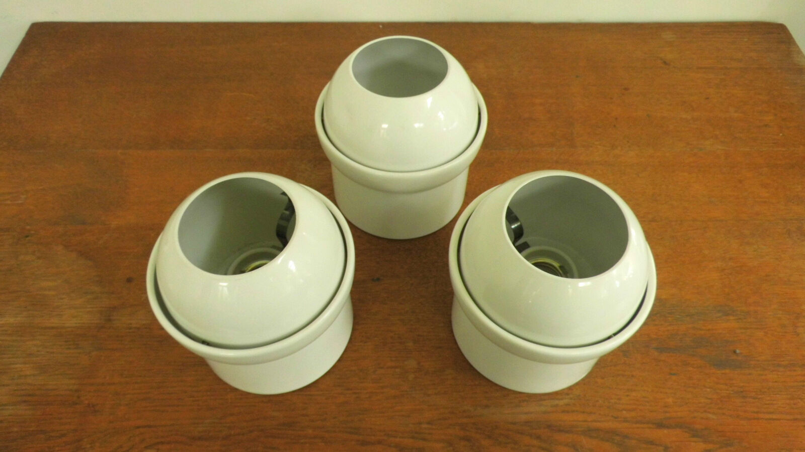 3 wall lamps Lumiance eyeball spots