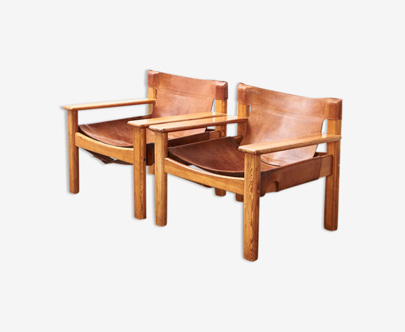 Paire de fauteuils Natura par Karin Mobring Suède années 1970