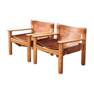 Paire de fauteuils Natura par Karin Mobring Suède années 1970