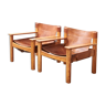 Paire de fauteuils Natura par Karin Mobring Suède années 1970