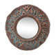 Glazed terracotta mirror