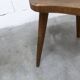 Tabouret tripode 1960 artisanal h43cm