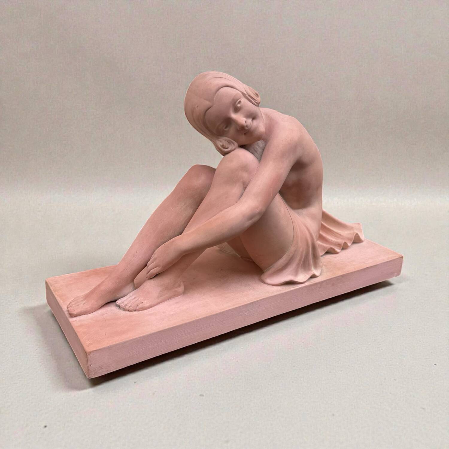Large Art Deco Terracotta Statue – Armand Godard –