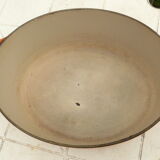 Orange casserole Le Creuset 50s