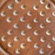 Solitaire game in exotic wood and semi-precious stones