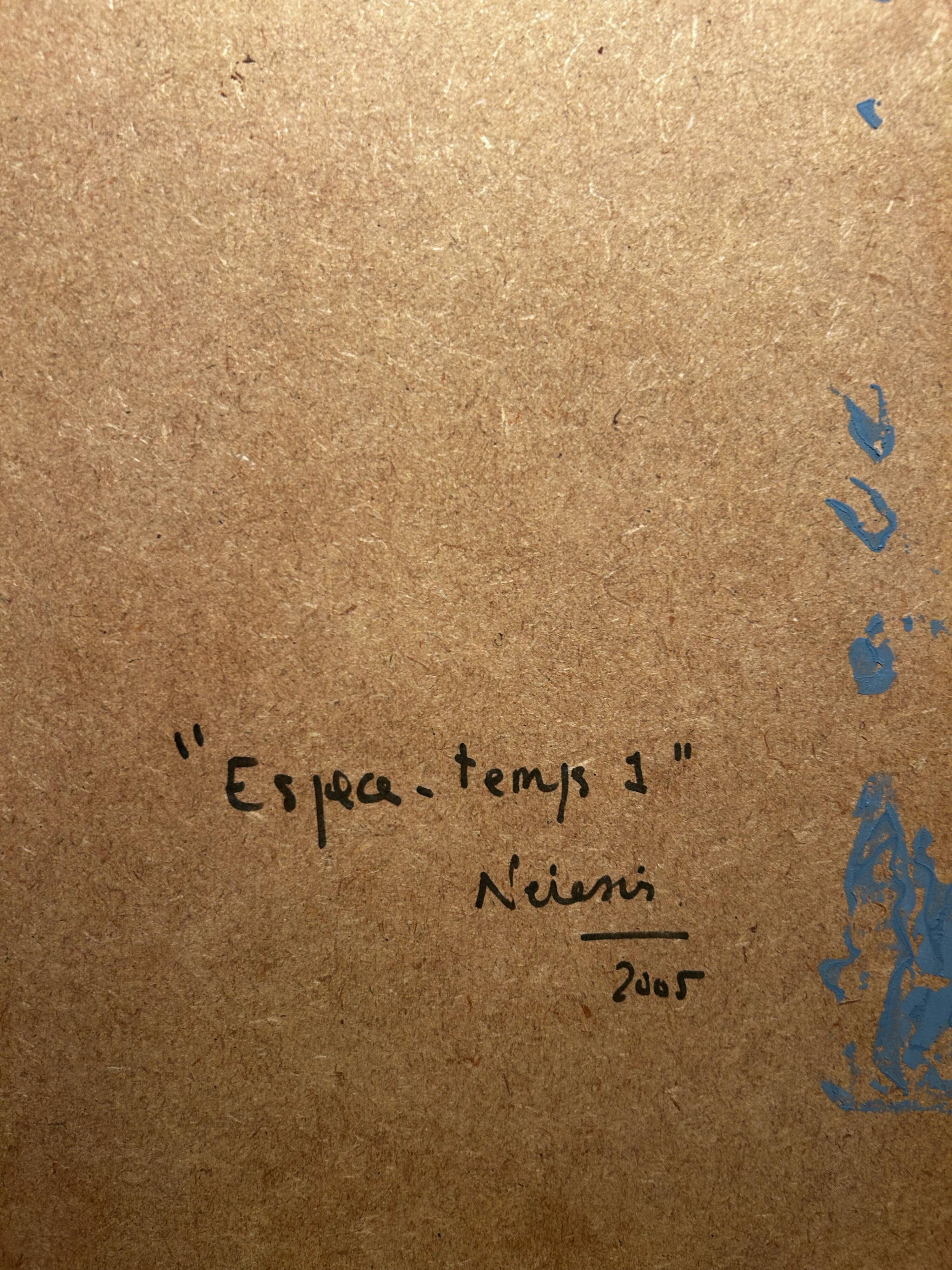 Oil on wood signed Catherine Neresis